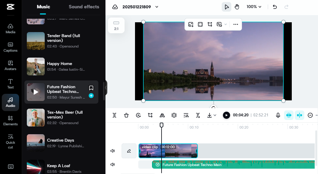 CapCut video editing interface showcasing tools for UGC content creation and TikTok monetization.